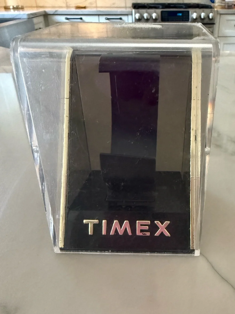 Timex display watch case